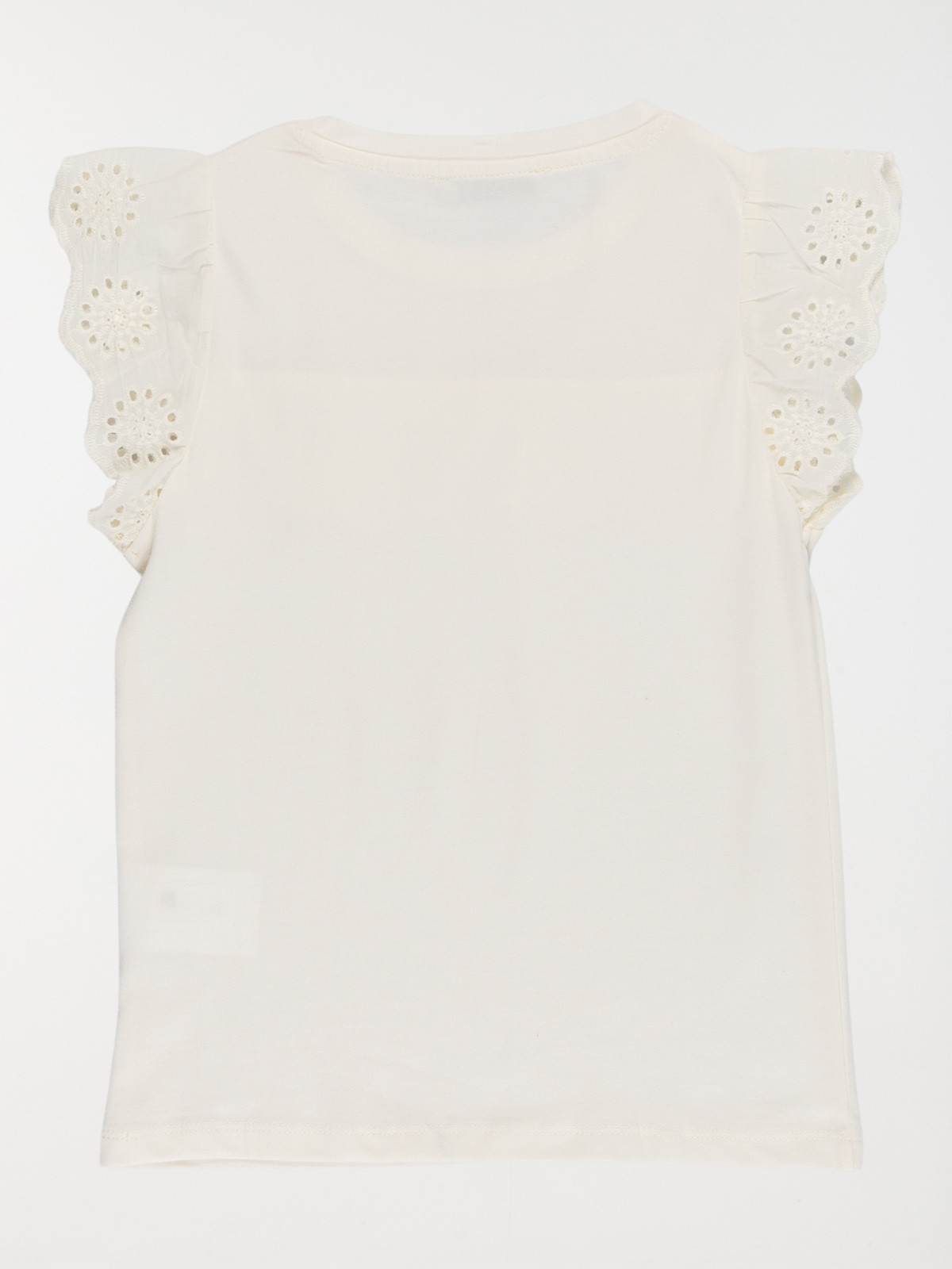 T-shirt broderie anglaise fille (3-12A) T-shirt broderie anglaise fille (3-12A)