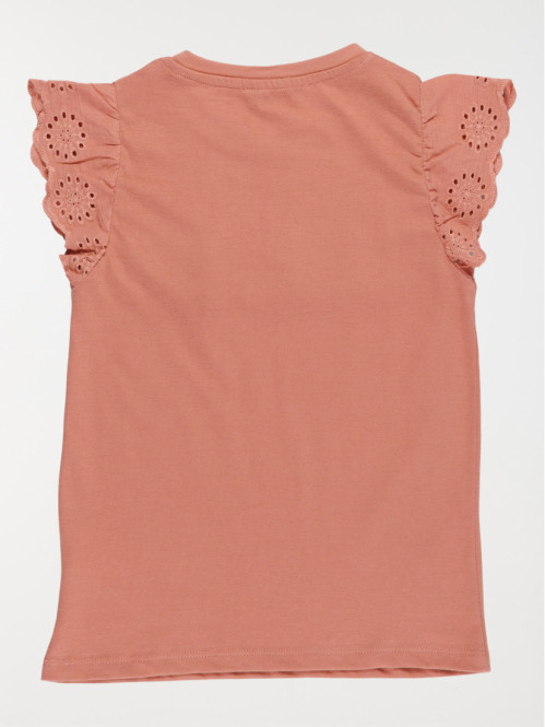 T-shirt fille broderie...