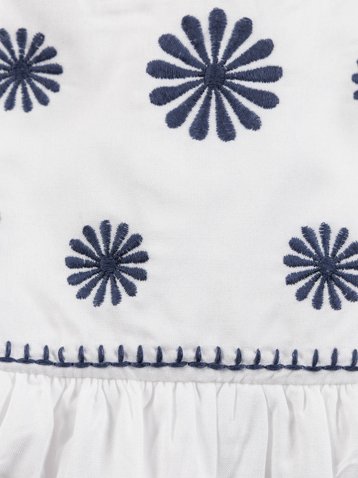 Robe blanche à bretelles fille (3-12A) Robe blanche à bretelles fille (3-12A)