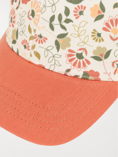 Casquette imprimée fleuri...