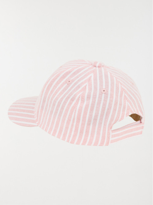 Casquette rayée fille