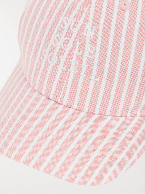 Casquette rayée fille