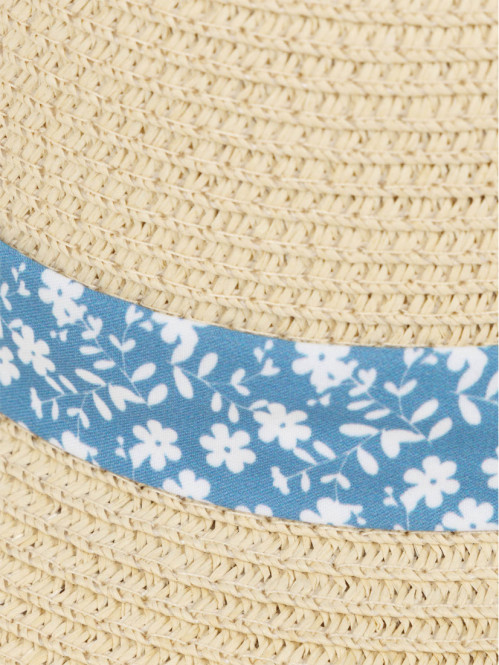 Chapeau de paille ruban...