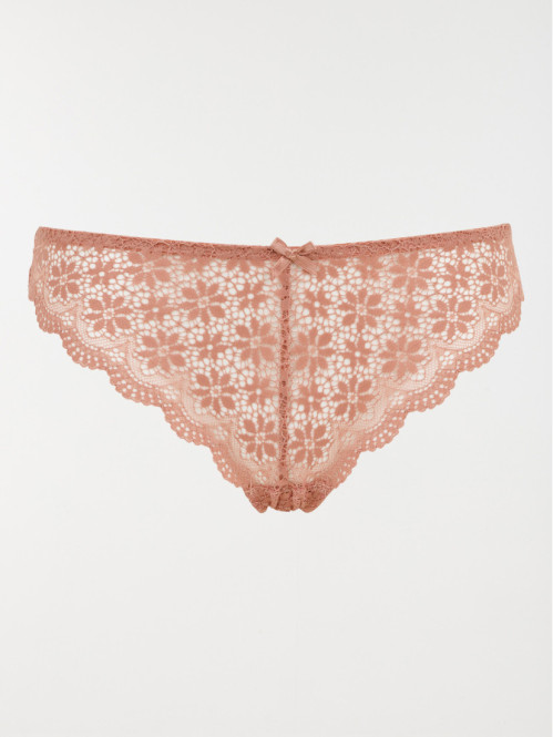 Tanga dentelle blushy femme (S-XL)