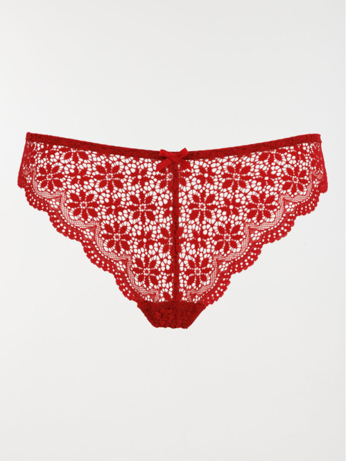 Tanga red seduction femme (S-XL)