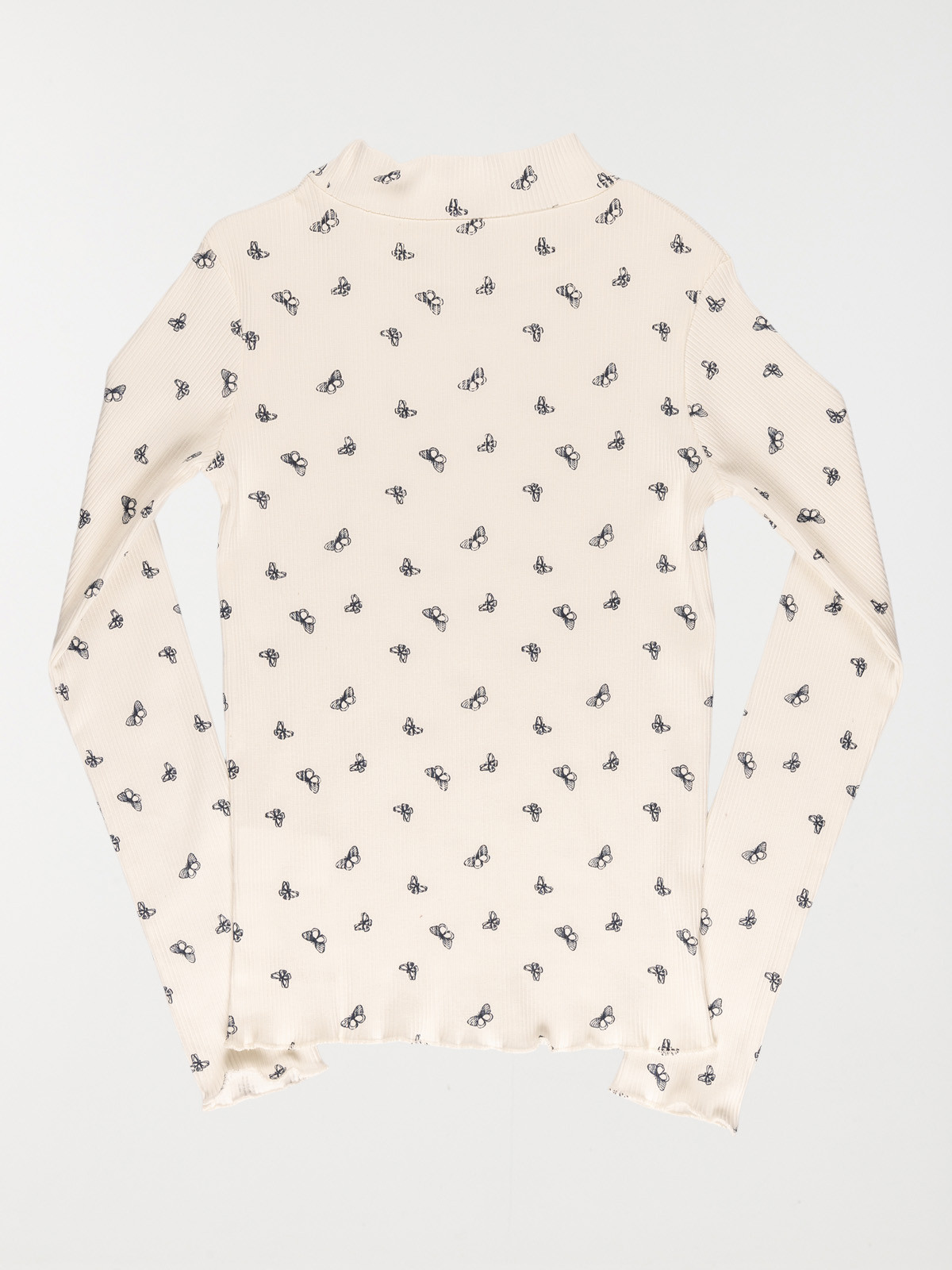 T-shirt côtelé fille imprimé (10-16A) T-shirt côtelé fille imprimé (10-16A)