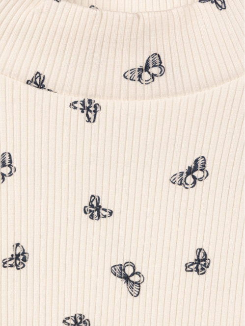 T-shirt côtelé fille...