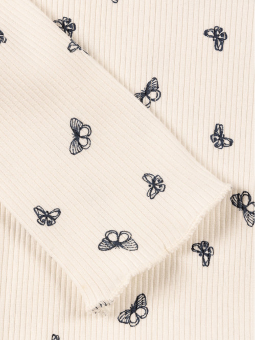 T-shirt côtelé fille...