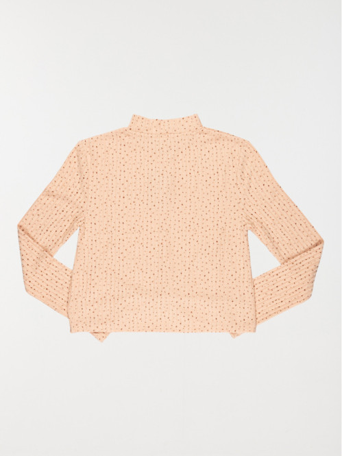 T-shirt côtelé imprimé...