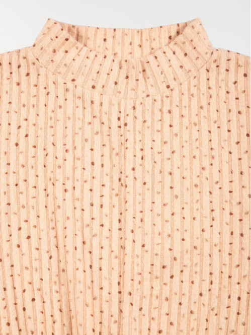 T-shirt côtelé imprimé...