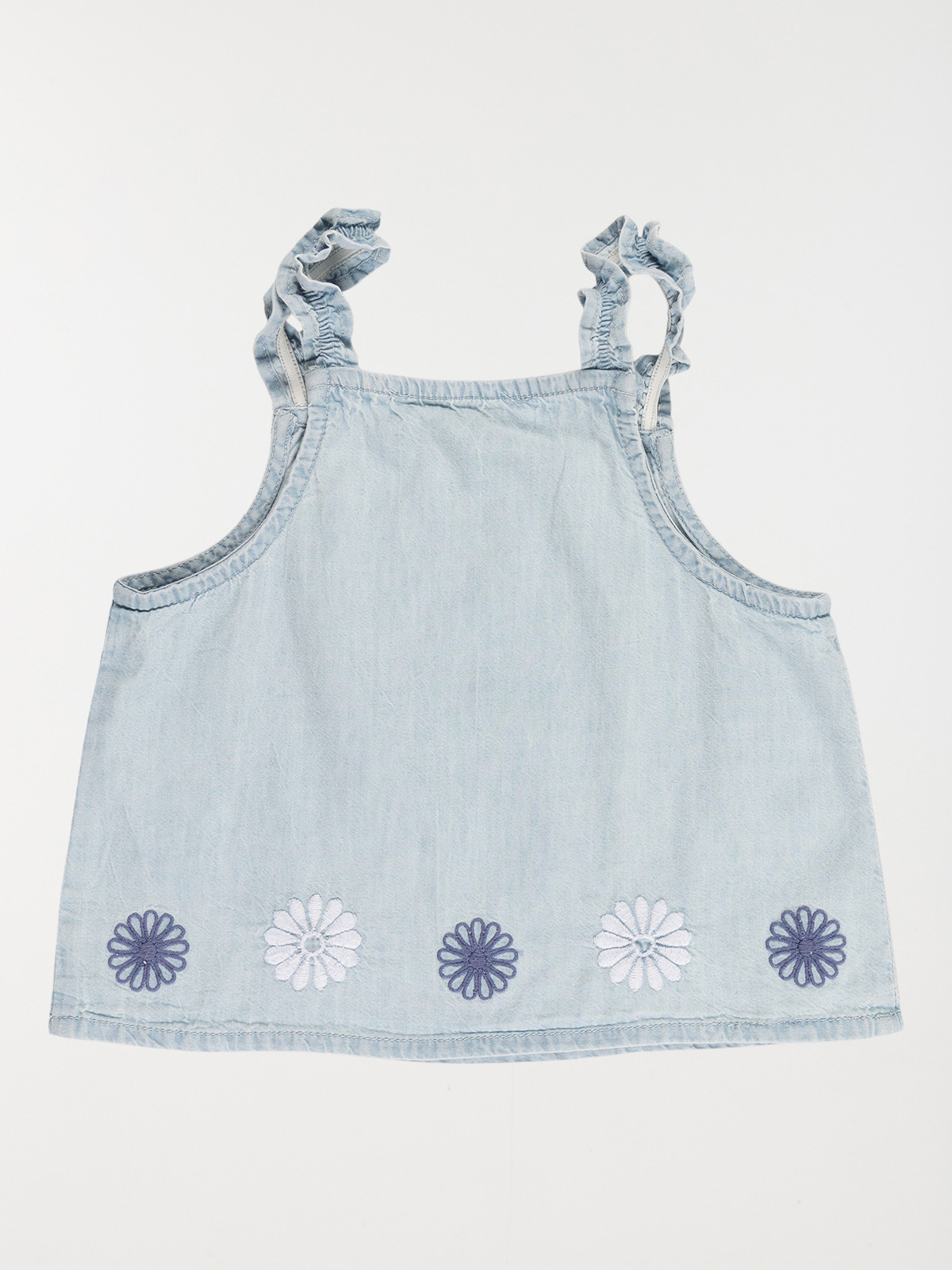 Blouse à bretelles fleurs fille (3-12A)