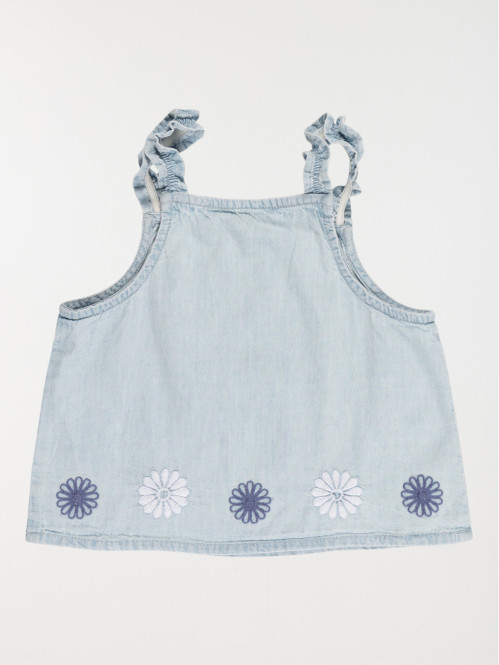 Blouse à bretelles fleurs...