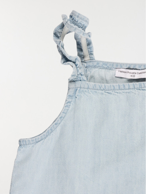 Blouse à bretelles fleurs...