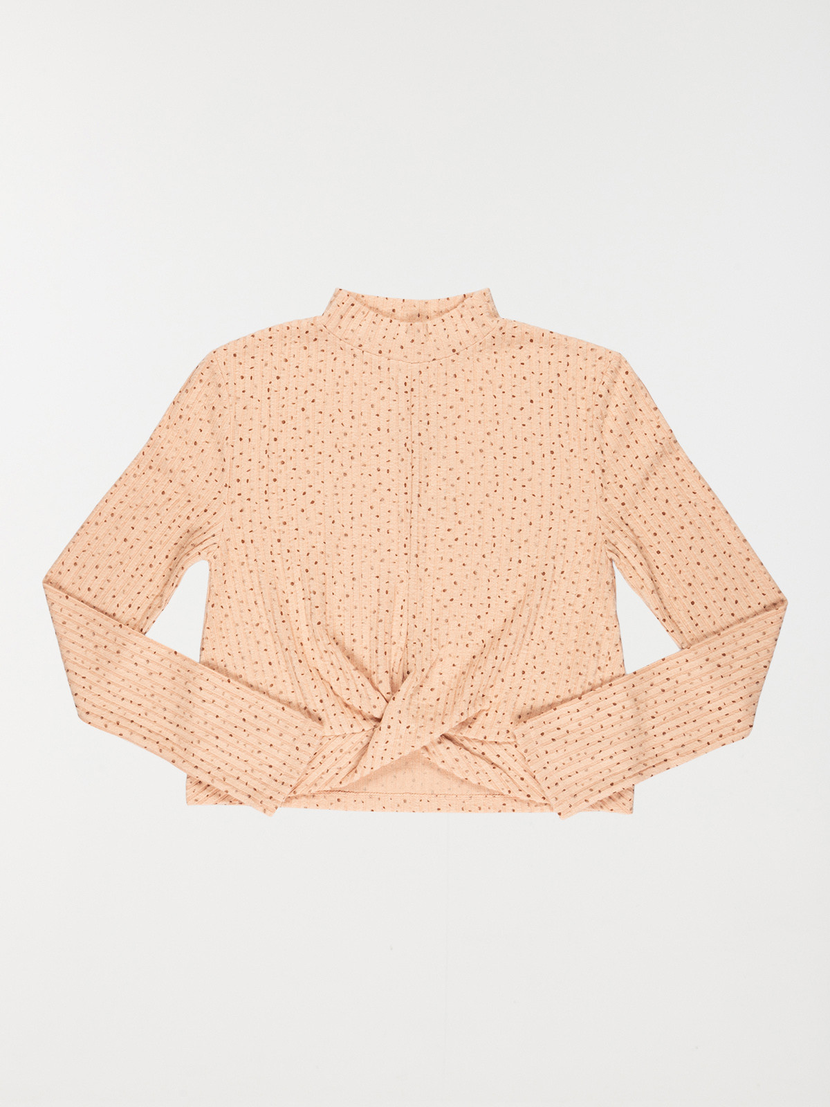 T-shirt côtelé imprimé fille (10-16A)