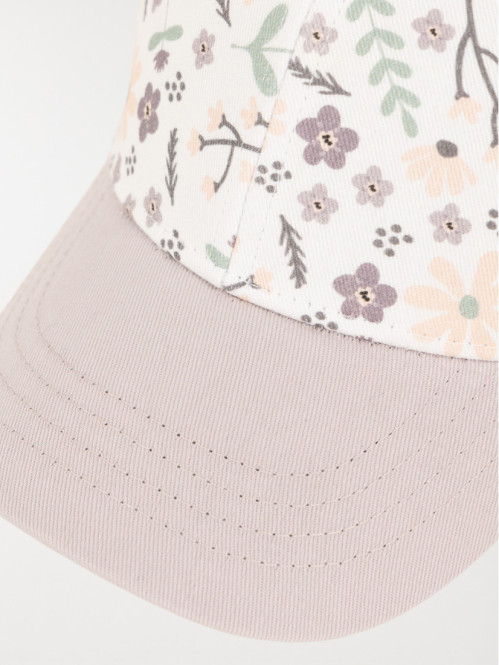 Casquette imprimée fleuri...