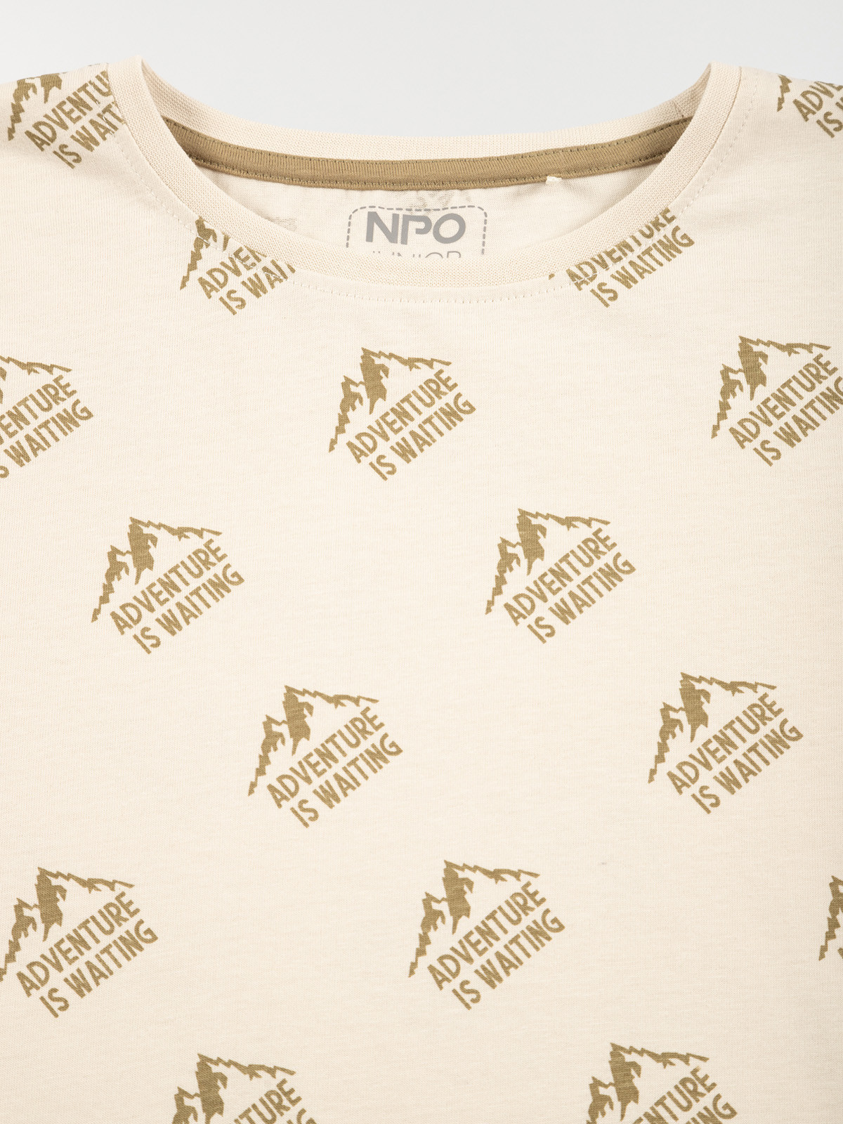 T-shirt beige imprimé garçon (10-16A)