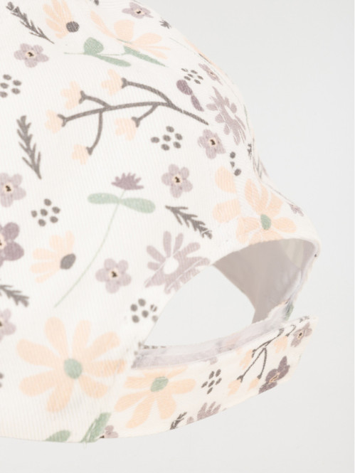 Casquette imprimée fleuri...