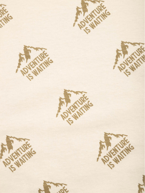 T-shirt beige imprimé garçon (10-16A)