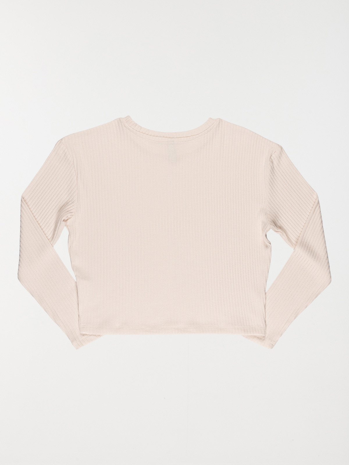 Pull col rond écru fille (10-16A)