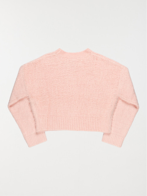 Pull fille coloris chamallow (10-16A) Pull fille coloris chamallow (10-16A)