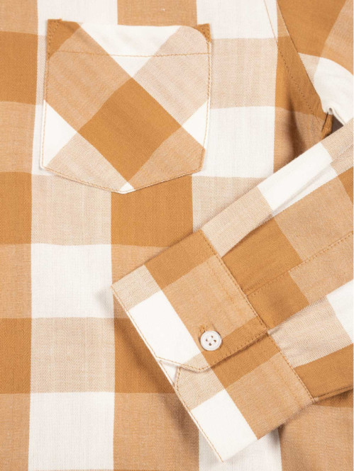 Chemise à capuche camel garçon (10-16A) Chemise à capuche camel garçon (10-16A)