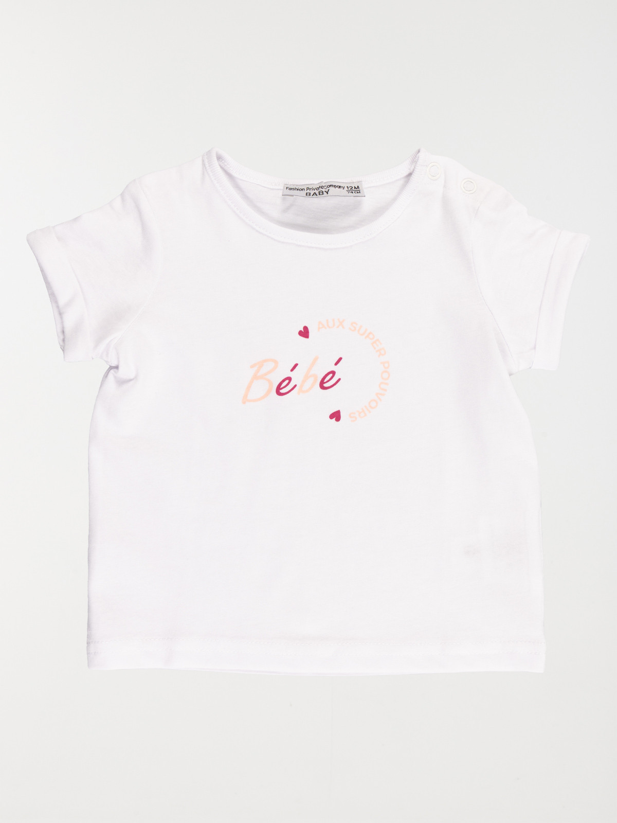 T-shirt fête des mères fille (3-36M)