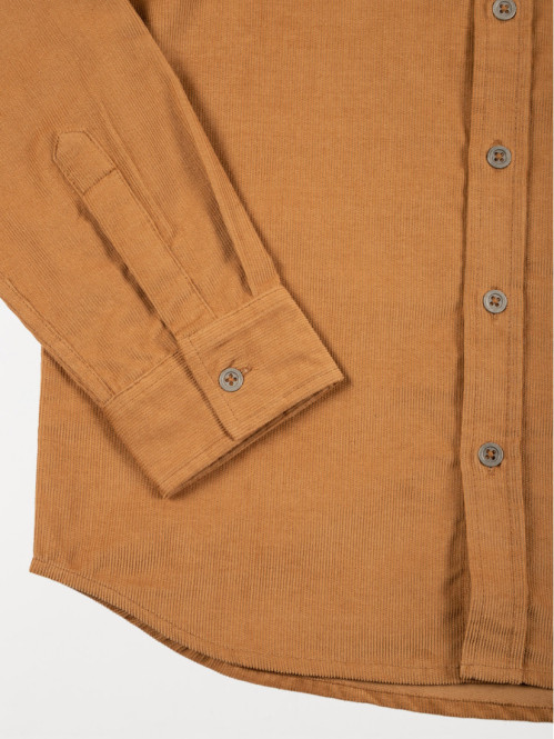 Chemise en velours camel garçon (10-16A)