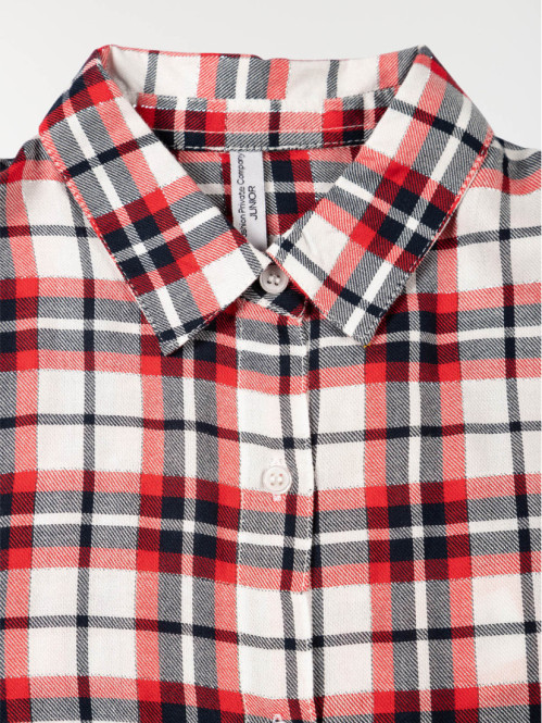 Chemise fille à carreaux (10-16A) Chemise fille à carreaux (10-16A)