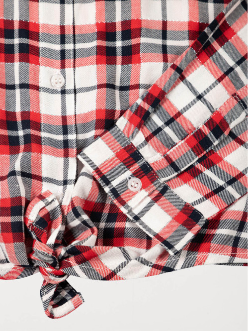 Chemise fille à carreaux (10-16A) Chemise fille à carreaux (10-16A)