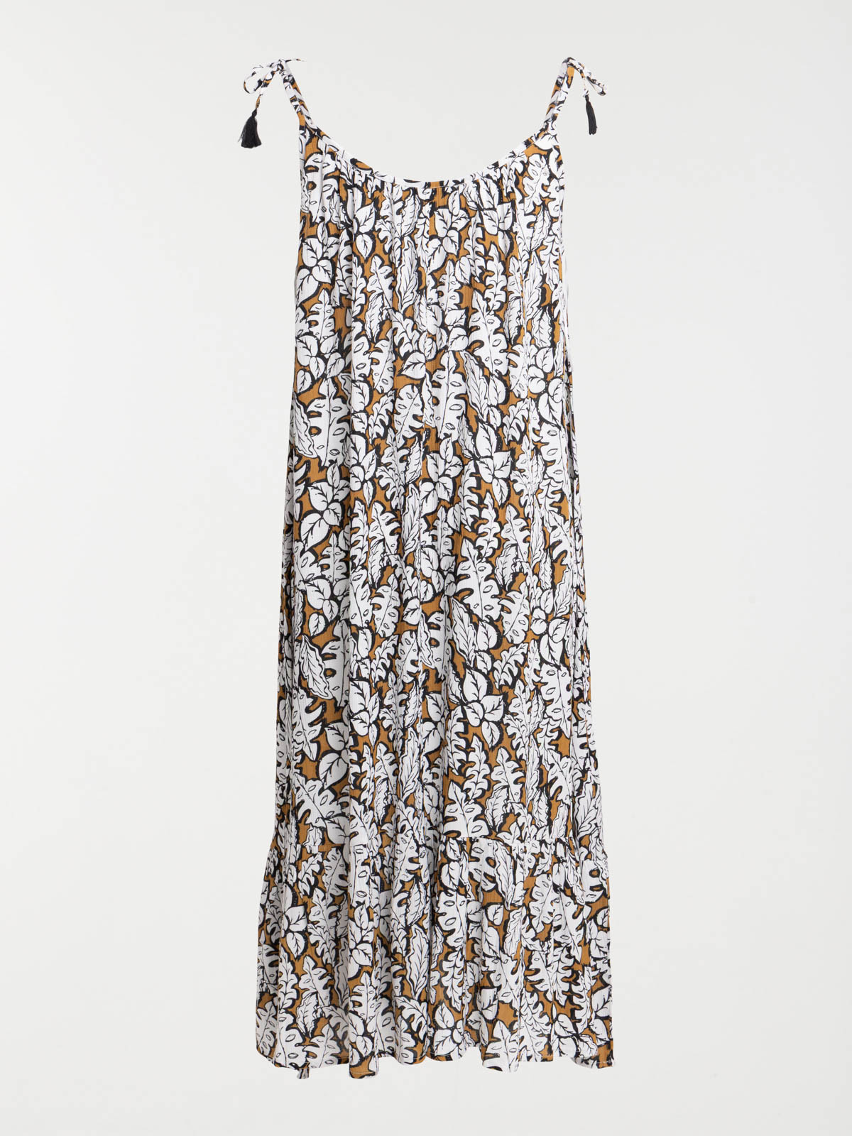 Robe longue imprimée femme