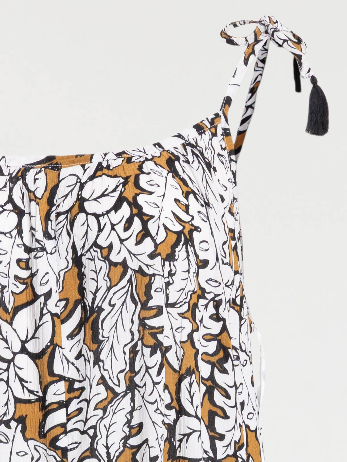 Robe longue imprimée femme