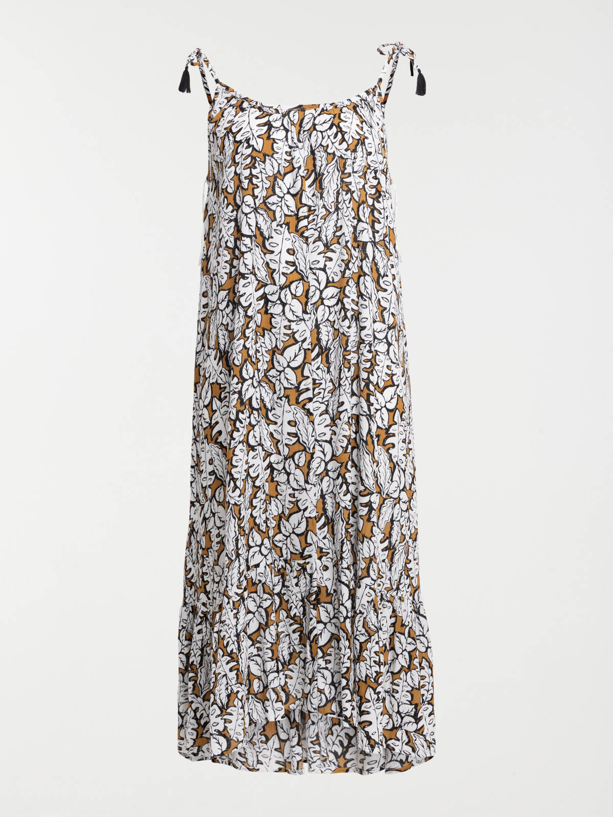 Robe longue imprimée femme