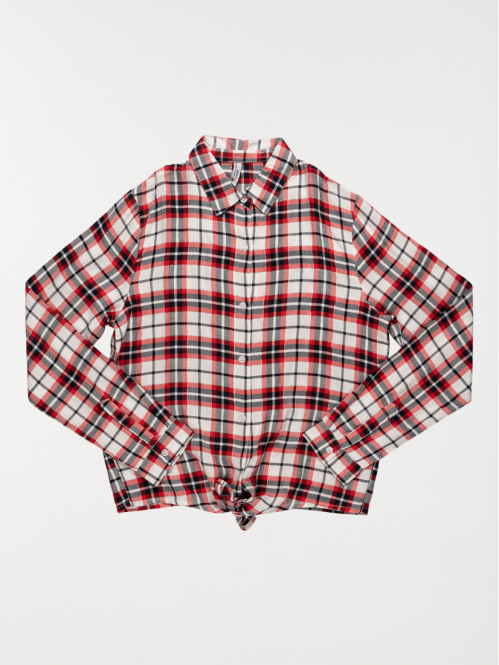 Chemise fille à carreaux (10-16A) Chemise fille à carreaux (10-16A)