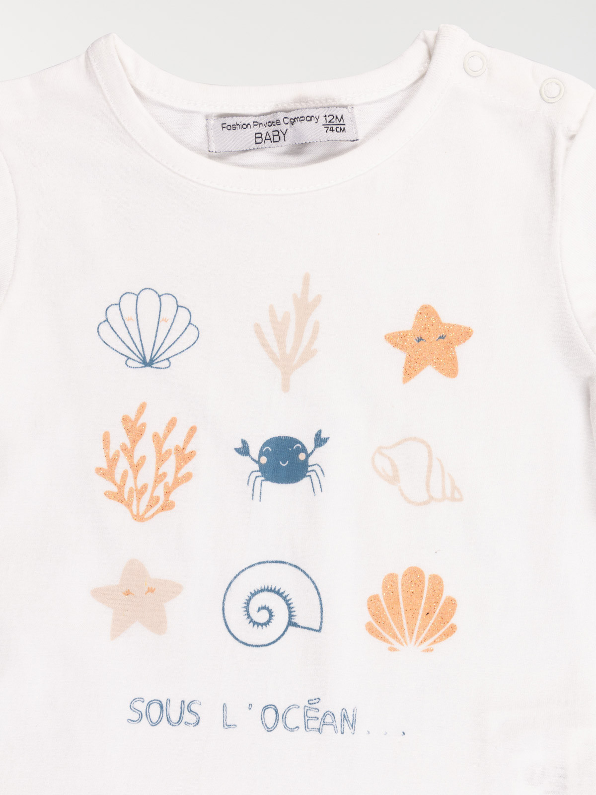 Ensemble fille t-shirt/short (3-36M)