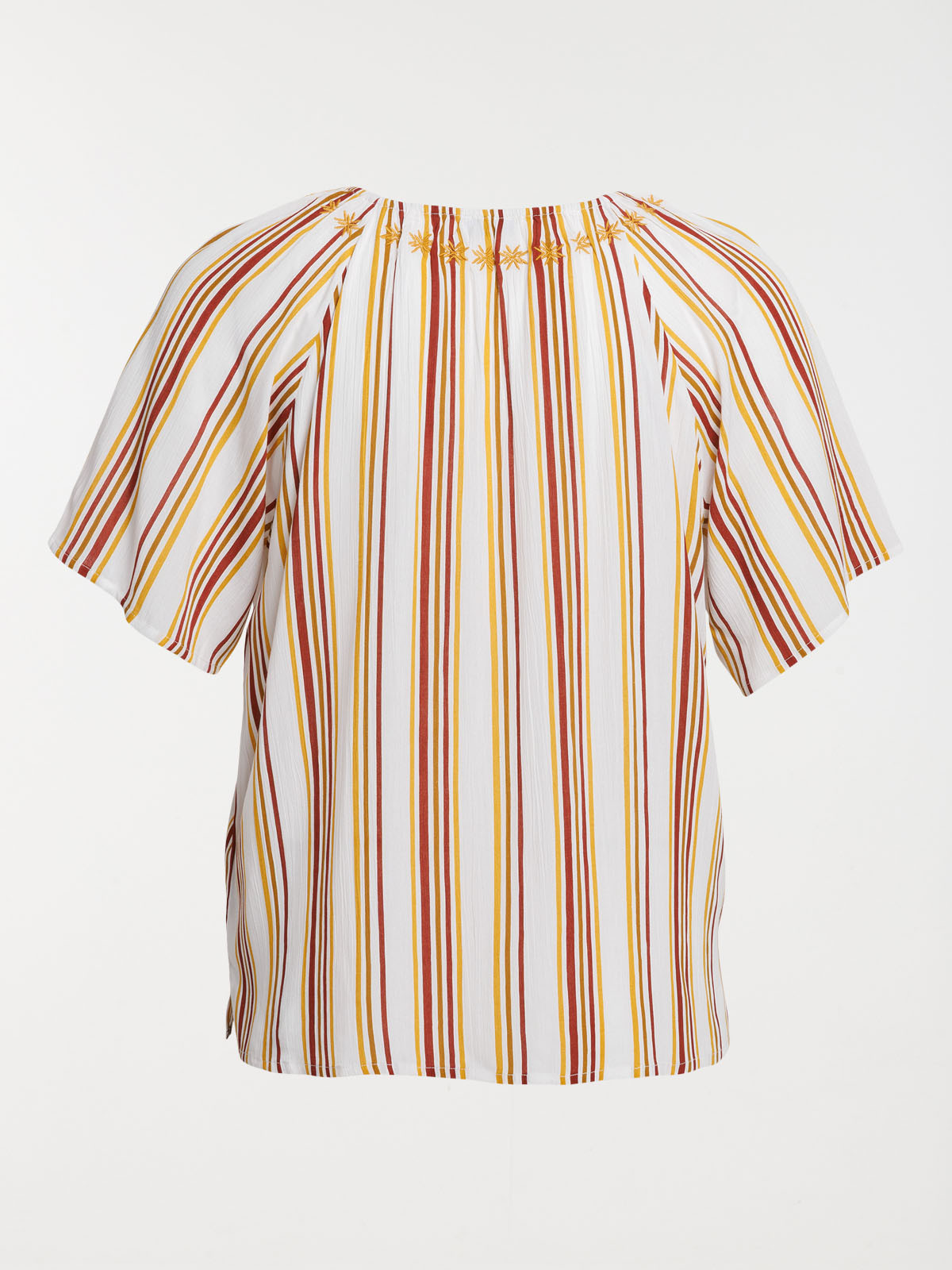 Blouse rayée grande taille femme