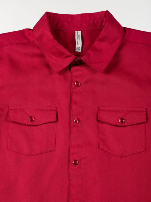 Chemise coloris prune fille (10-16A)