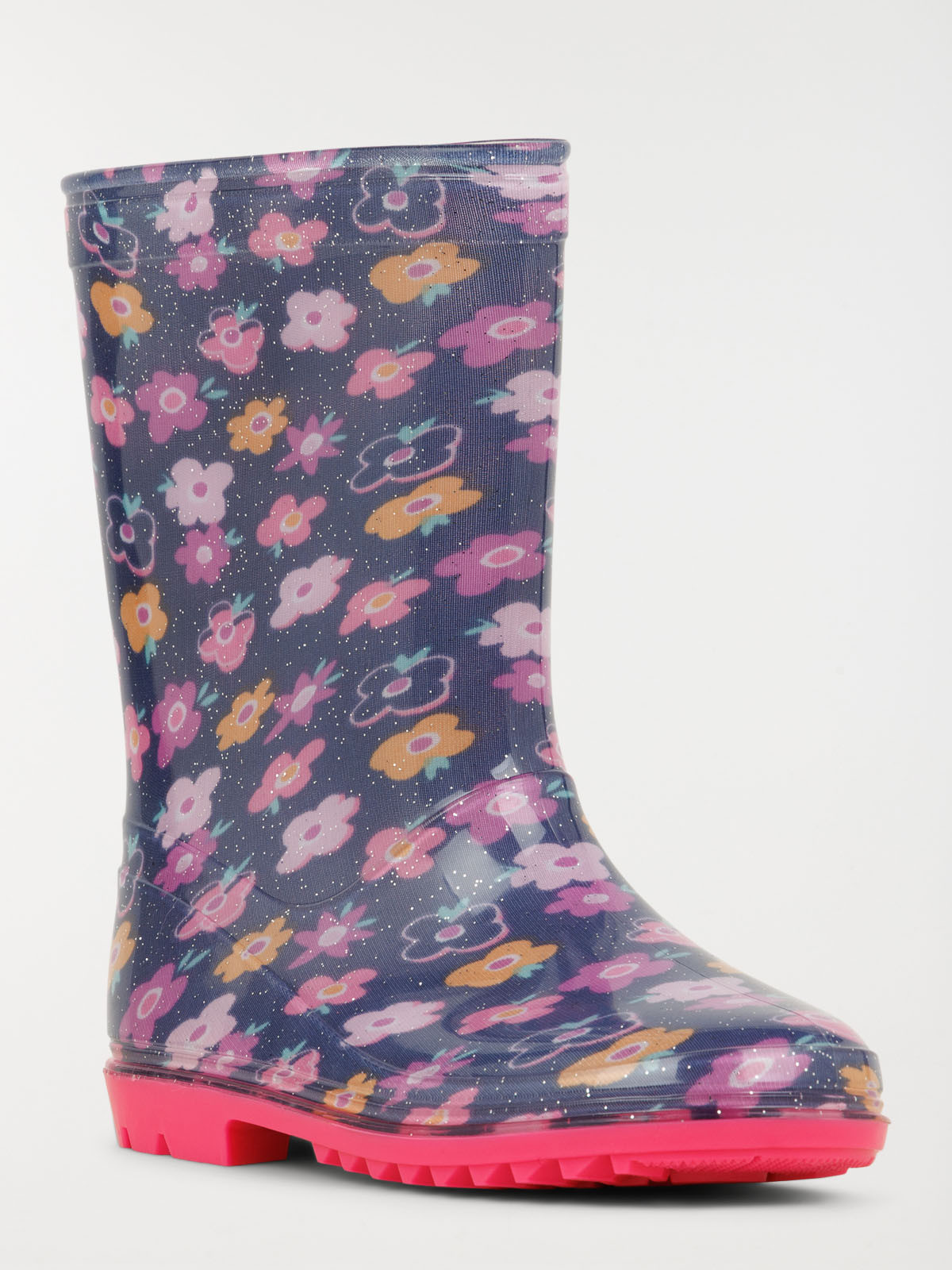 Botte de pluie fleurie fille (22-30) Botte de pluie fleurie fille (22-30)