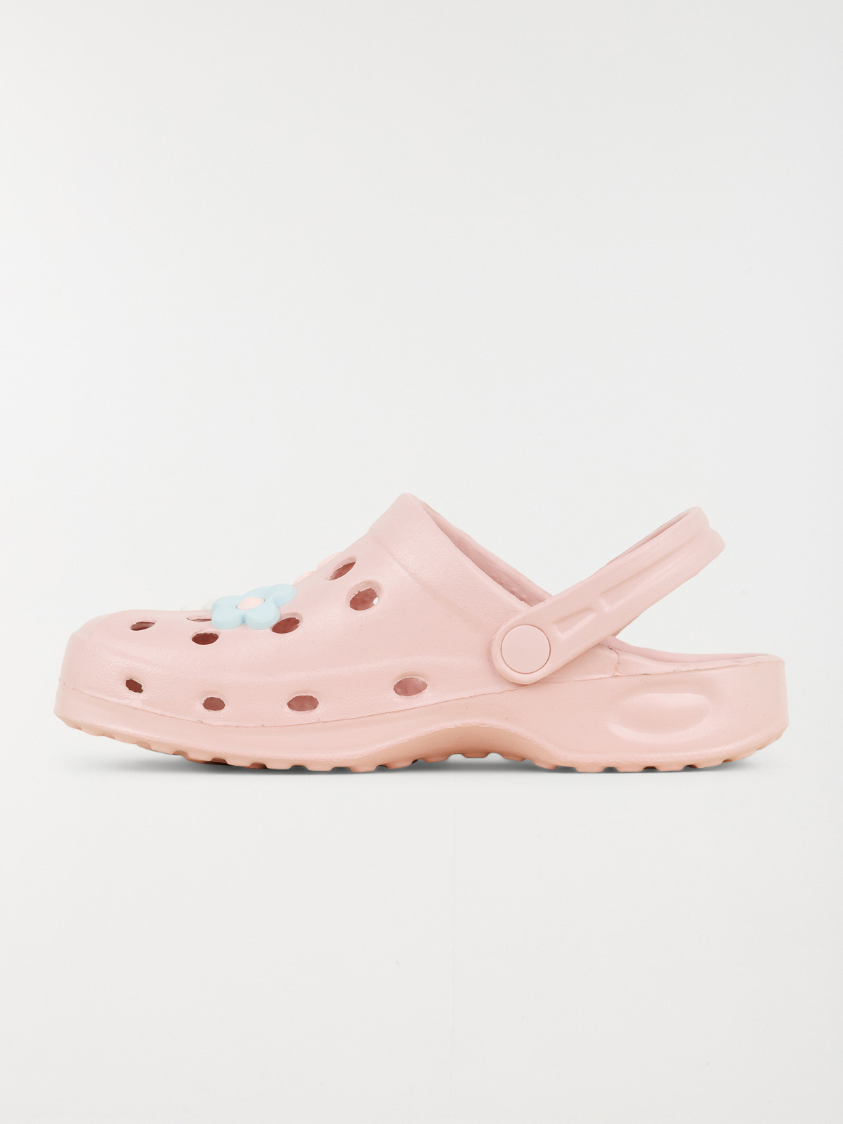 Sabot plastique rose fleur fille (31-35) Sabot plastique rose fleur fille (31-35)