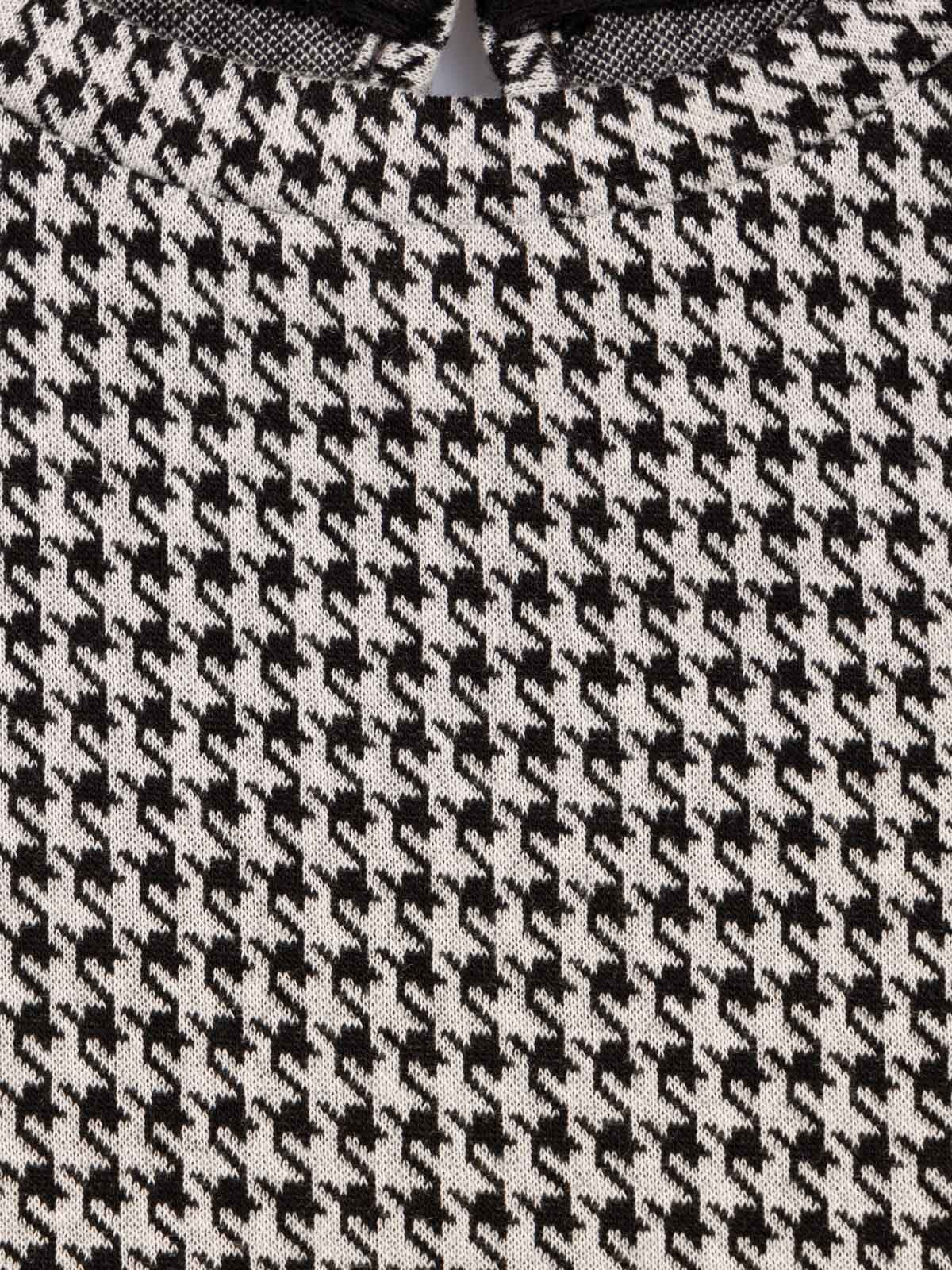 Robe pied de poule noire (10-16A) Robe pied de poule noire (10-16A)