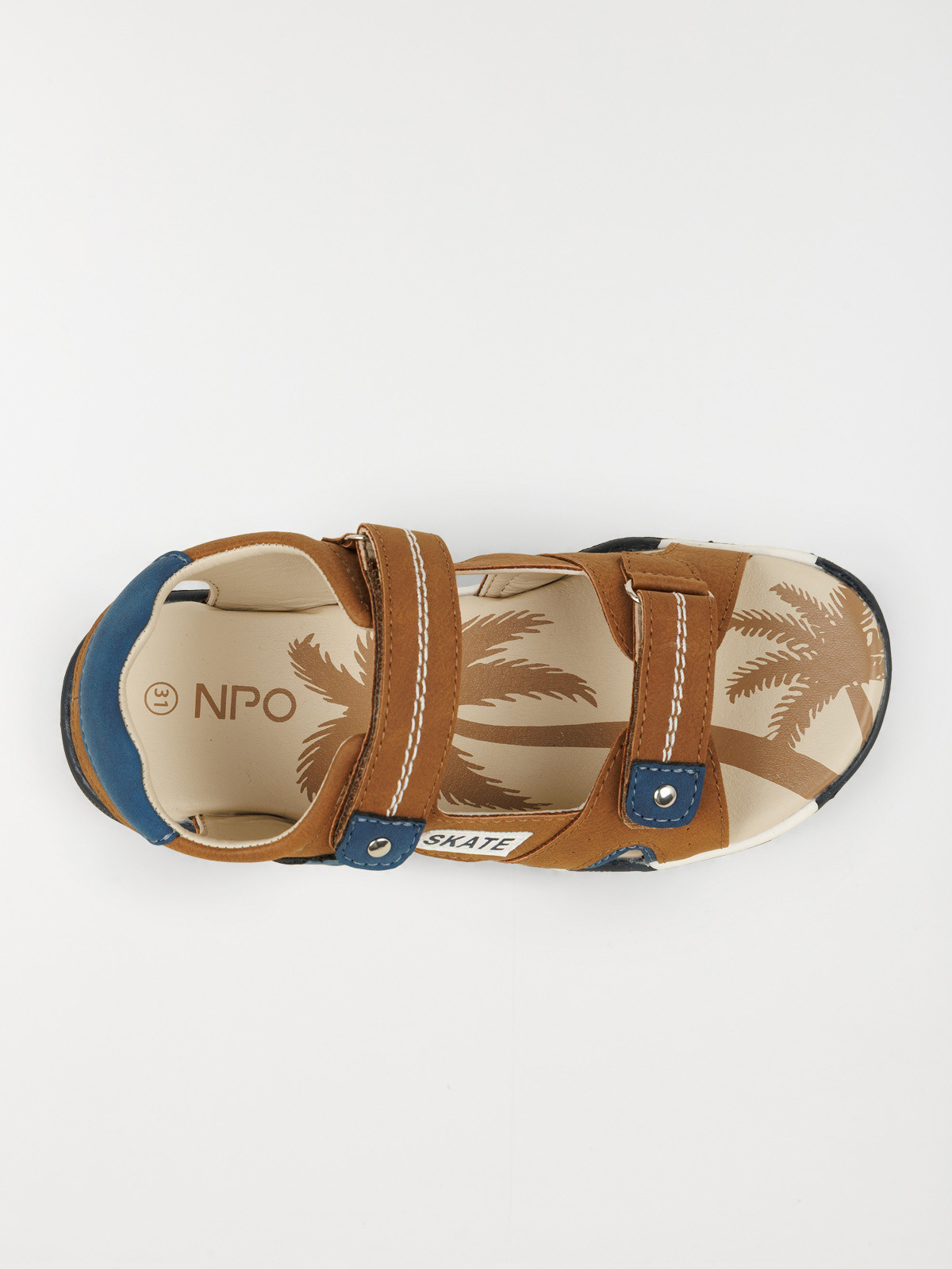 Sandales camel garçon (24-30)