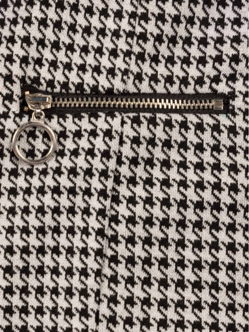 Robe pied de poule noire...