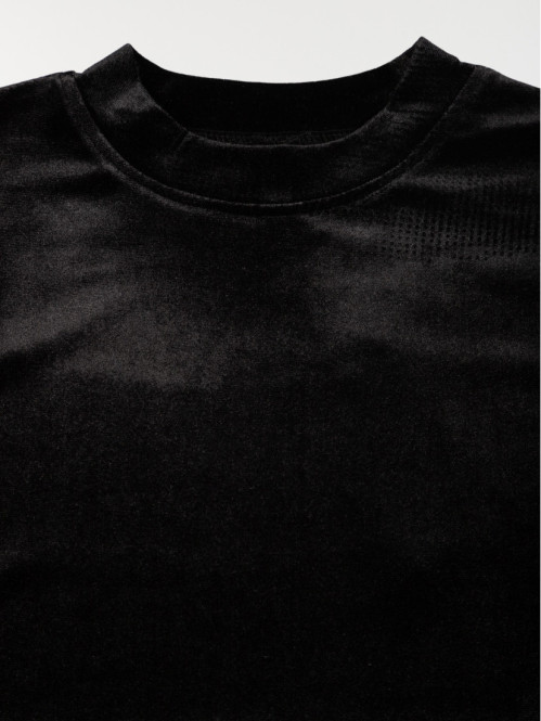 Robe en velours noire fille...