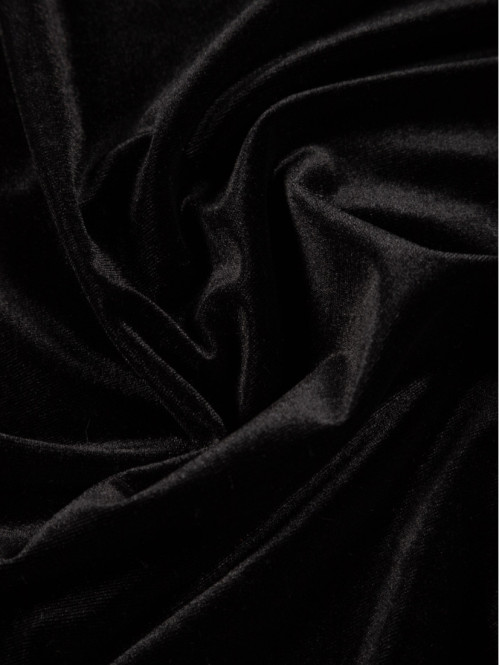 Robe en velours noire fille...