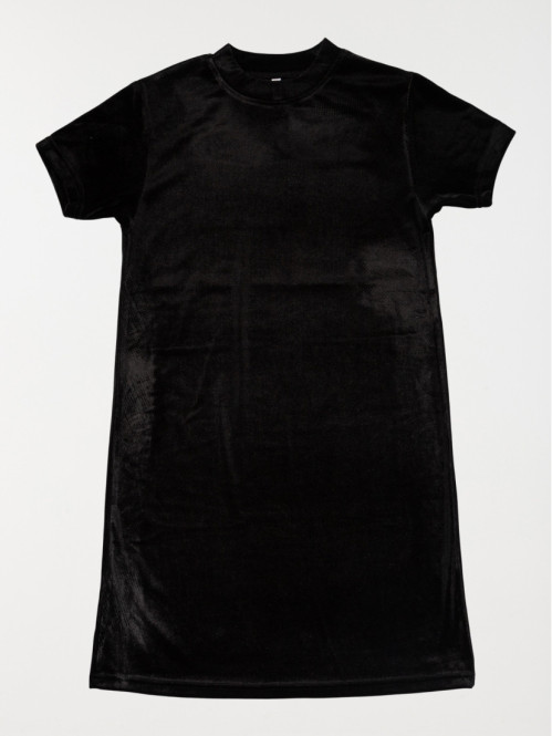 Robe en velours noire fille (10-16A)