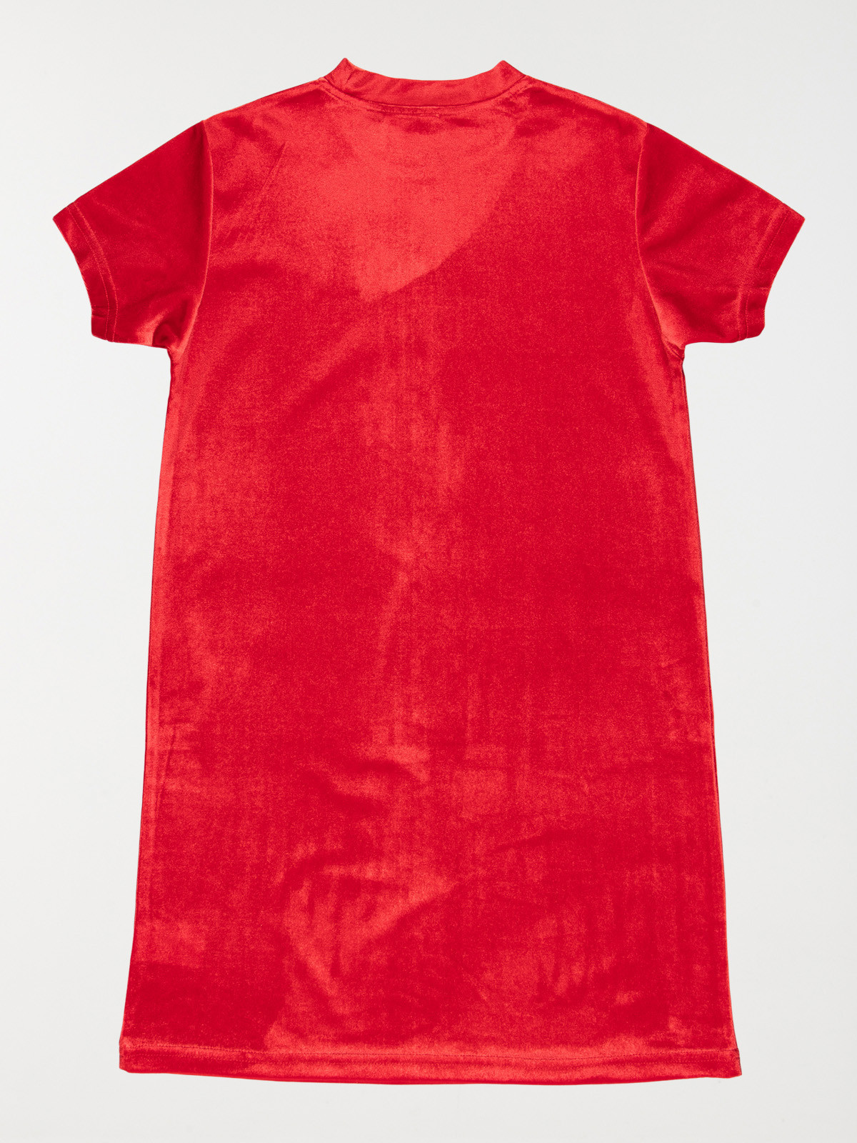 Robe en velours rouge fille (10-16A) Robe en velours rouge fille (10-16A)