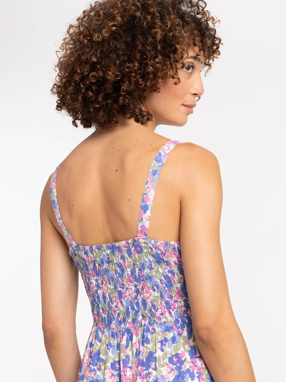 Robe longue imprimée fleurie femme Robe longue imprimée fleurie femme