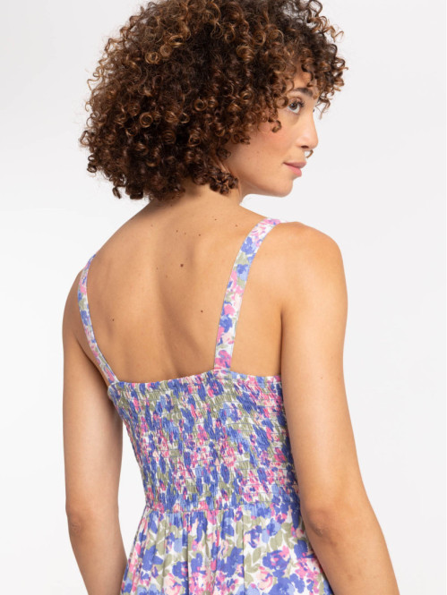 Robe longue imprimée fleurie femme Robe longue imprimée fleurie femme