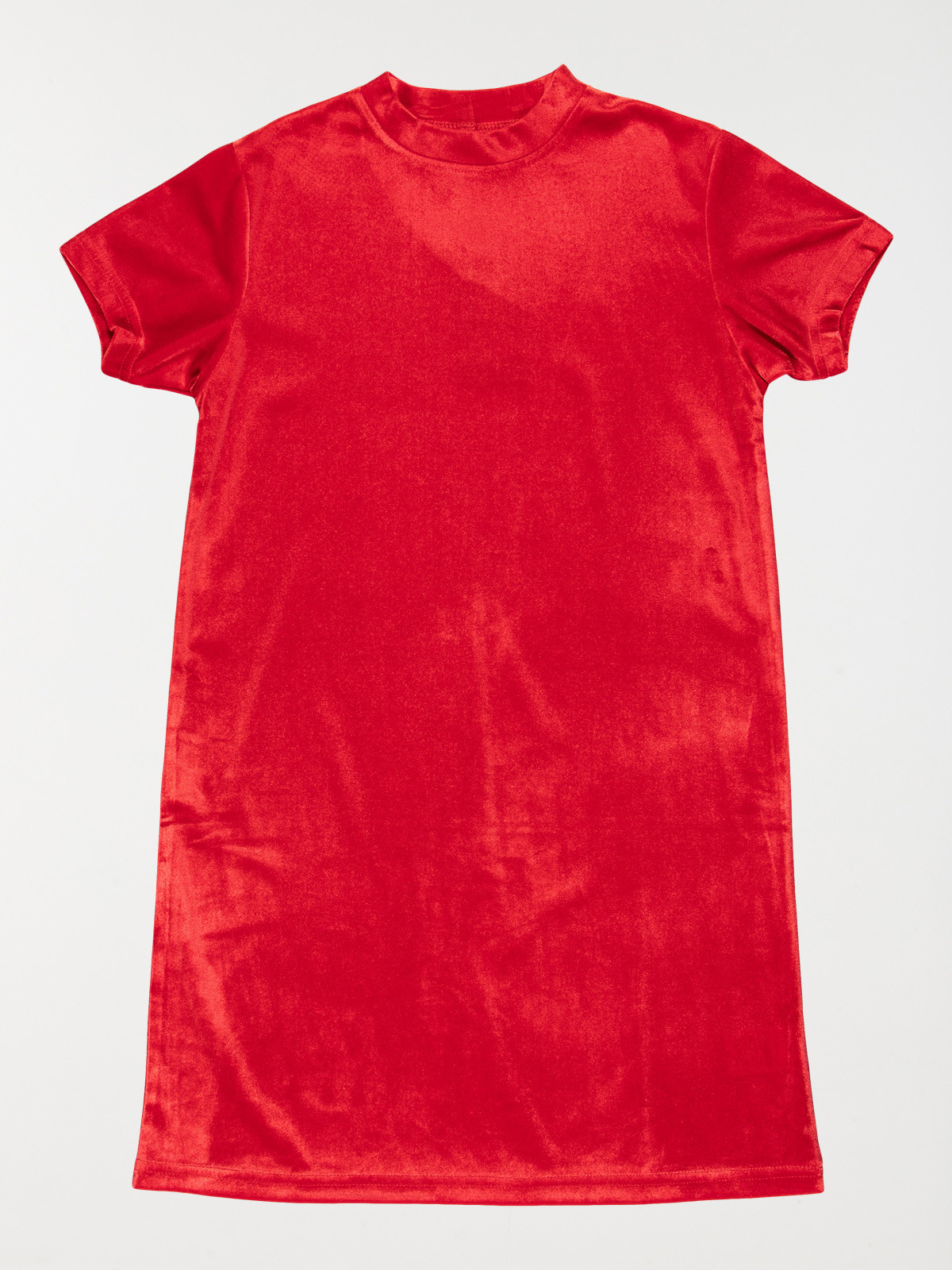 Robe en velours rouge fille (10-16A)
