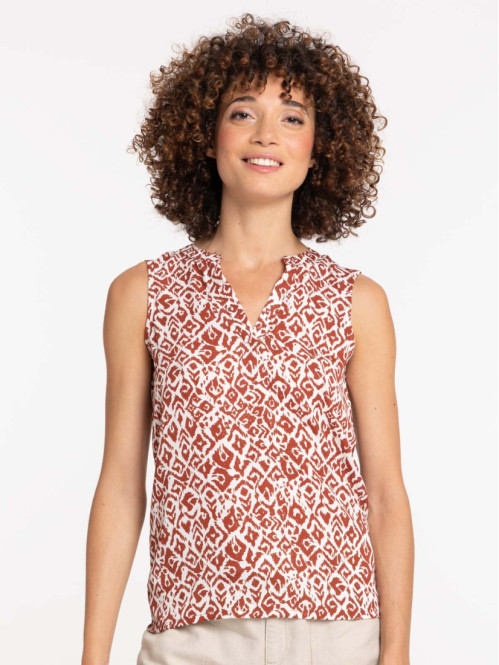 Blouse sans manches...