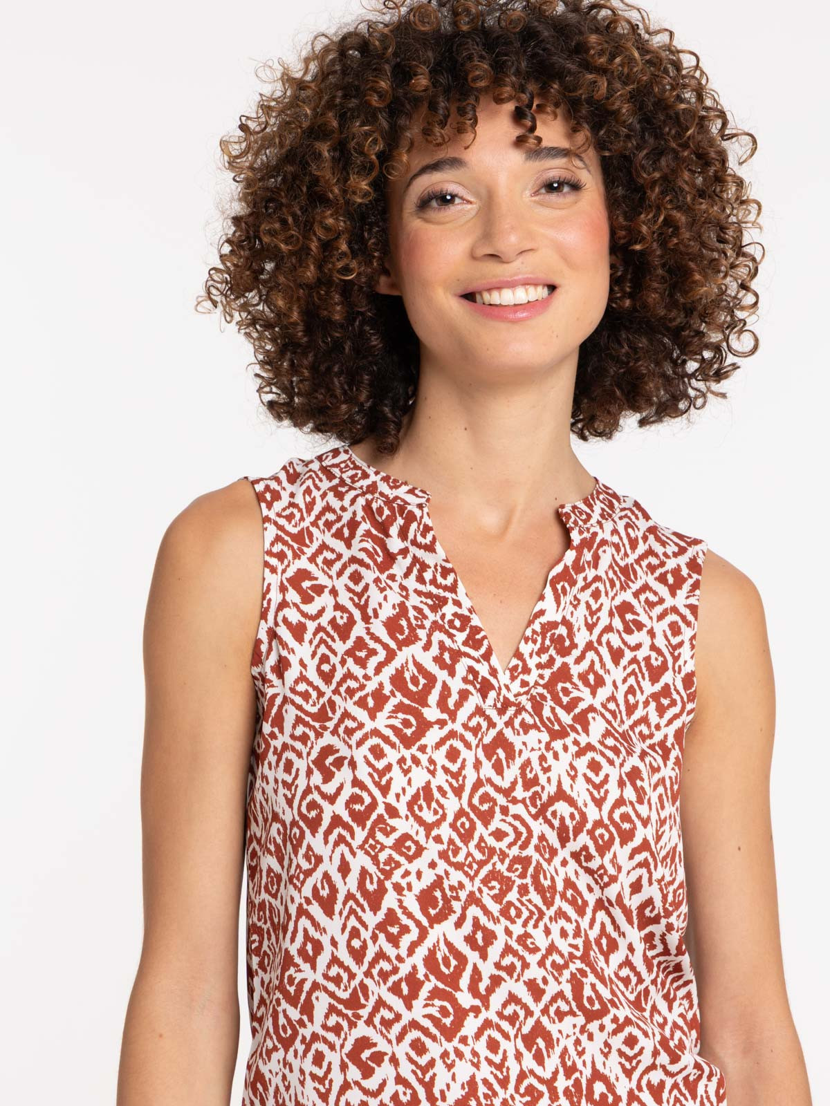 Blouse sans manches ethnique femme Blouse sans manches ethnique femme